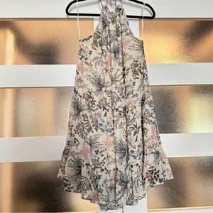 Floral Halter Mini Dress